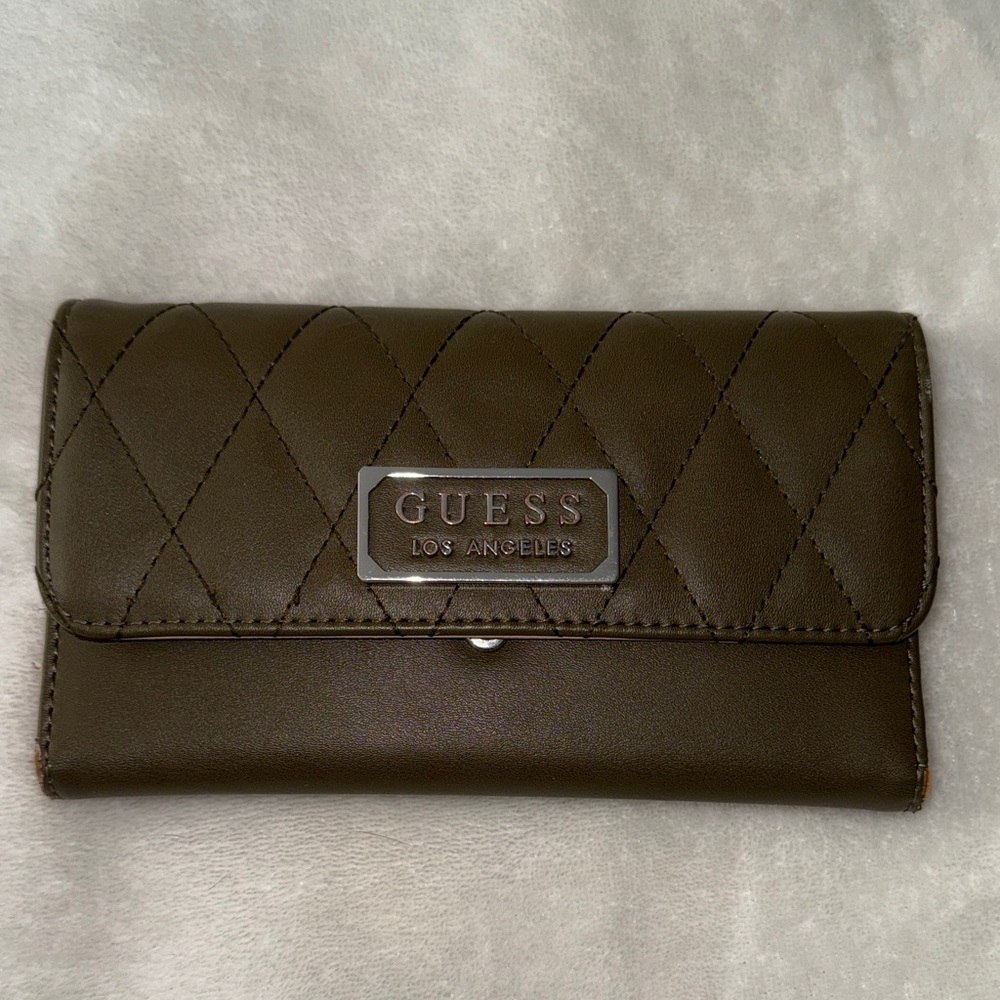 GUESS Olive Quilted Women's Wallet